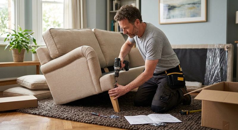Couch Assembly in Alpharetta, GA