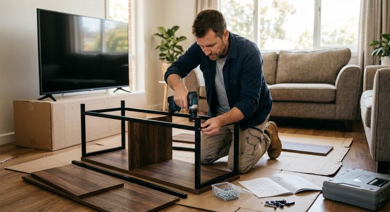 Entertainment Center Assembly in Denver, CO