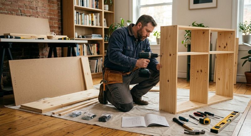 Bookcase Assembly in Overland Park, KS