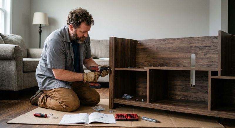 Entertainment Center Assembly in Alpharetta, GA