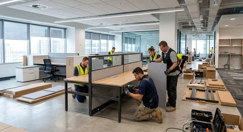 Standing Desk Assembly in Overland Park, KS