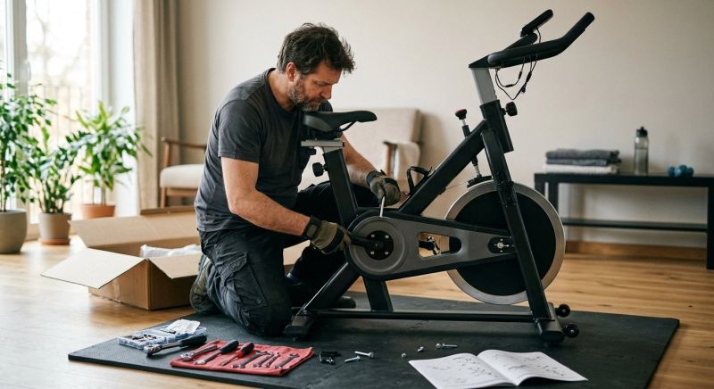 Stationary Bike Assembly in Olathe, KS