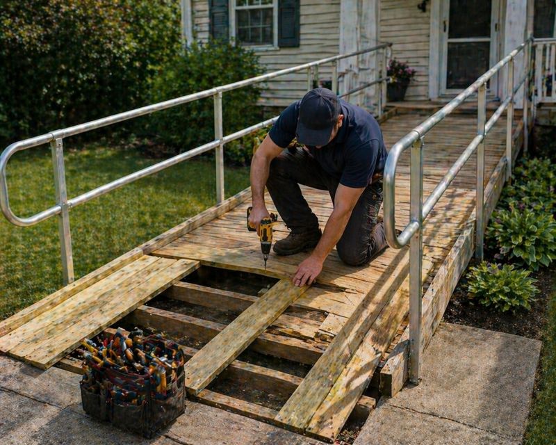 Wood Ramp Repair in Overland Park, KS
