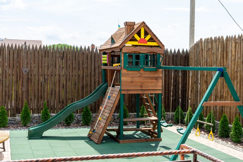 Wooden Playset Installation in Kansas City, KS